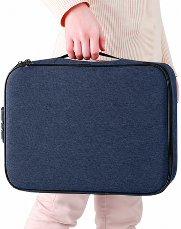 Premium Travel Document Organizer Wallet – Waterproof Passport & Card Holder with Multi-Layer Storage