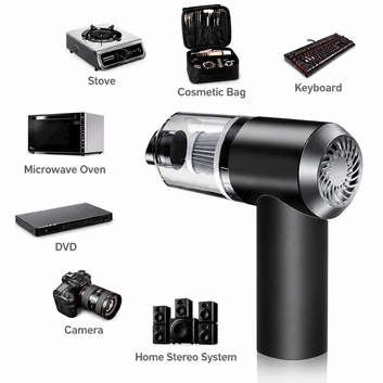 Portable Wireless Car Vacuum Cleaner – 9000Pa High-Power Rechargeable Handheld Vacuum for Car, Home & Office